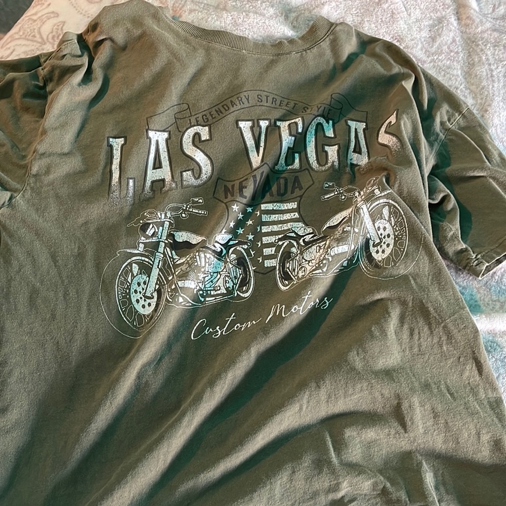 worn once, perfect condition, dark green